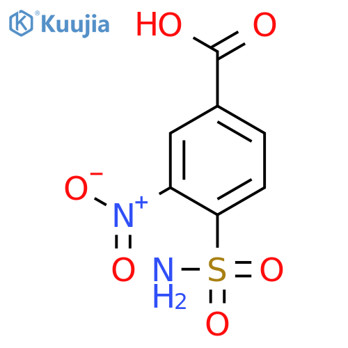 3-Nitro-4-sulfamoylbenzoic Acid structure
