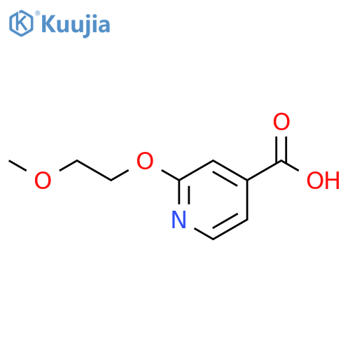 2-(2-methoxyethoxy)pyridine-4-carboxylic acid structure