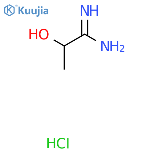 2-Hydroxypropanimidamide hydrochloride structure
