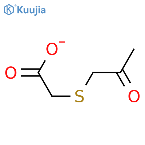 sodium 2-(2-oxopropyl)sulfanylacetate structure