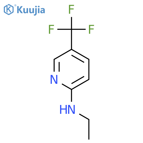 2-PYRIDINAMINE, N-ETHYL-5-(TRIFLUOROMETHYL)- structure