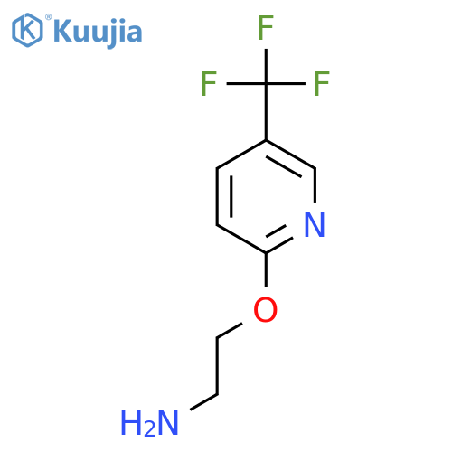 2-{[5-(trifluoromethyl)pyridin-2-yl]oxy}ethan-1-amine structure
