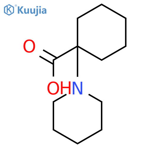 1-(1-piperidinyl)Cyclohexanecarboxylic acid structure