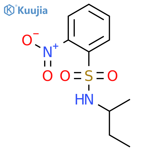 Benzenesulfonamide, N-(1-methylpropyl)-2-nitro- structure