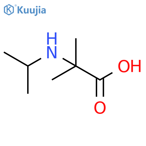 2-methyl-2-(propan-2-yl)aminopropanoic acid structure