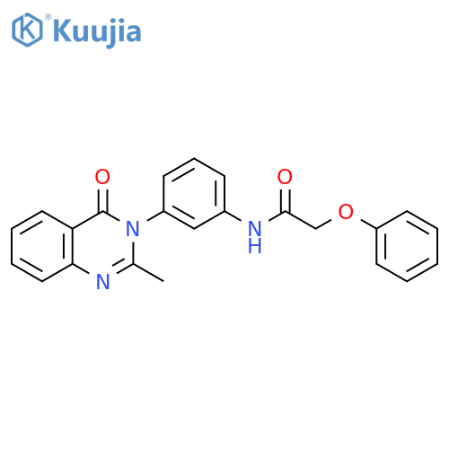 N-3-(2-methyl-4-oxo-3,4-dihydroquinazolin-3-yl)phenyl-2-phenoxyacetamide structure