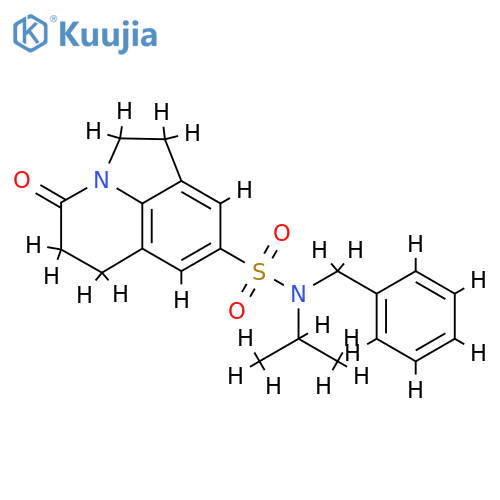 N-benzyl-11-oxo-N-(propan-2-yl)-1-azatricyclo6.3.1.0^{4,12}dodeca-4(12),5,7-triene-6-sulfonamide structure