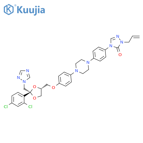 Des-(2-butyl) N-Allyl Itraconazole structure