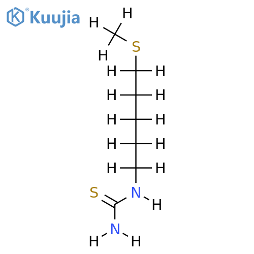 (5-Methylmercapto-pentyl)-thioharnstoff structure