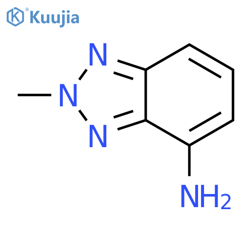2-methyl-2H-1,2,3-benzotriazol-4-amine structure