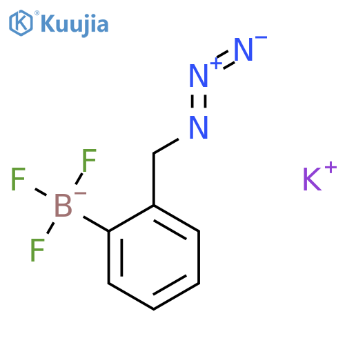 Potassium 2-(azidomethyl)phenyl trifluoroborate structure
