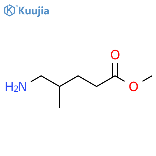 Methyl 5-amino-4-methylpentanoate structure