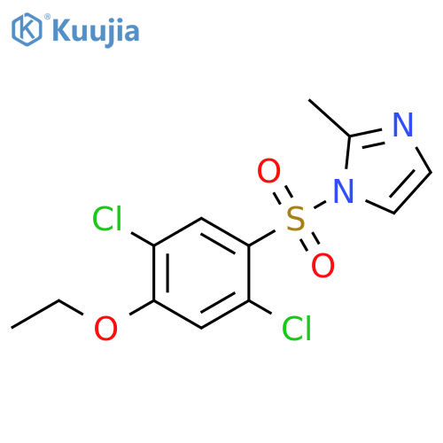 1-(2,5-dichloro-4-ethoxybenzenesulfonyl)-2-methyl-1H-imidazole structure