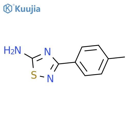 3-(4-Methylphenyl)-1,2,4-thiadiazol-5-amine structure