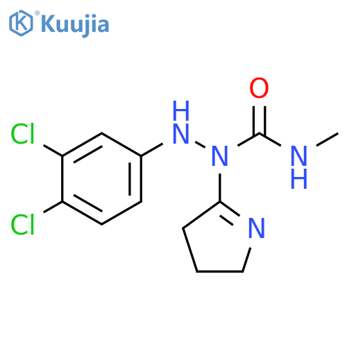 Hydrazinecarboxamide, 2-(3,4-dichlorophenyl)-1-(3,4-dihydro-2H-pyrrol-5-yl)-N-methyl- structure
