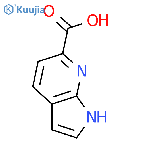 1H-Pyrrolo[2,3-b]pyridine-6-carboxylic acid structure