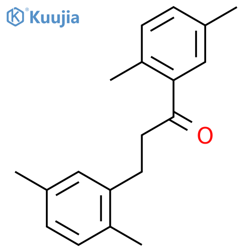 2',5'-Dimethyl-3-(2,5-dimethylphenyl)propiophenone structure