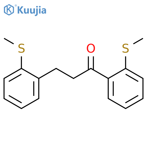 2'-Thiomethyl-3-(2-thiomethylphenyl)propiophenone structure