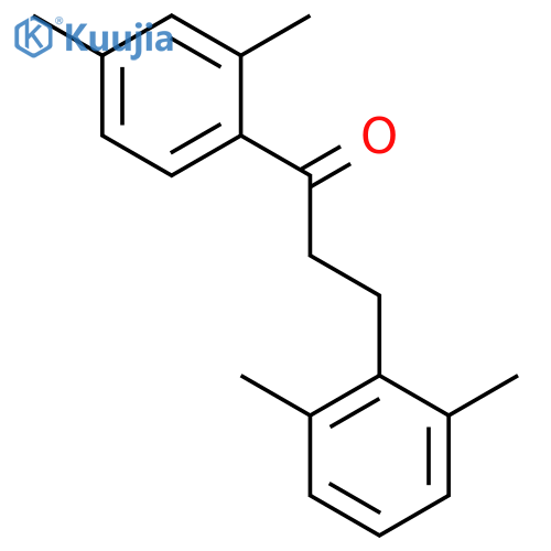 2',4'-Dimethyl-3-(2,6-dimethylphenyl)propiophenone structure