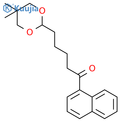 5-(5,5-Dimethyl-1,3-dioxan-2-yl)-1'-valeronaphthone structure