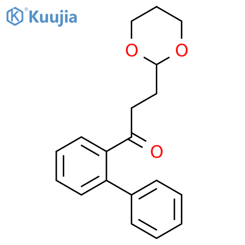 3-(1,3-Dioxan-2-yl)-2'-phenylpropiophenone structure