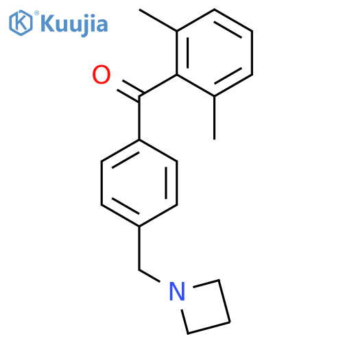 4'-Azetidinomethyl-2,6-dimethylbenzophenone structure