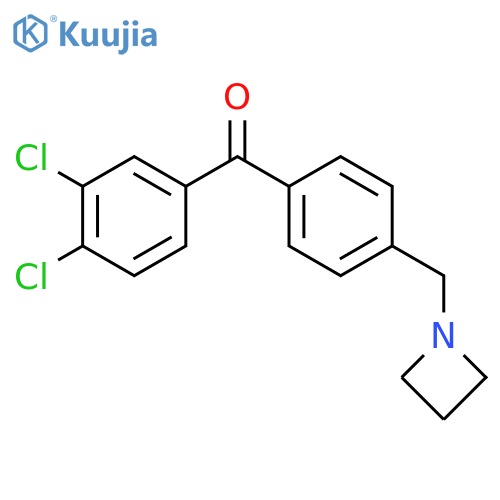 4'-Azetidinomethyl-3,4-dichlorobenzophenone structure