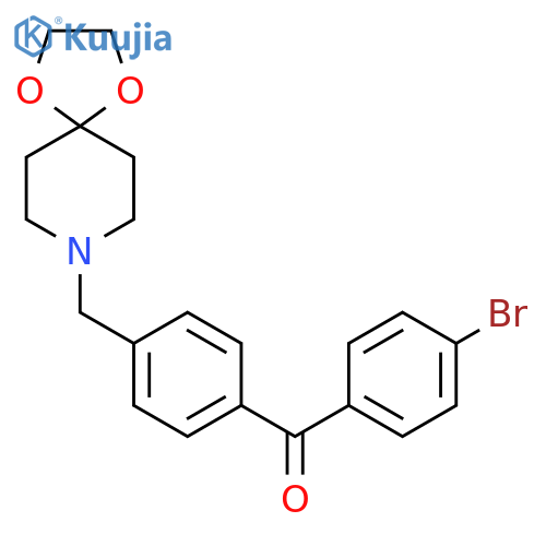 4-Bromo-4'-8-(1,4-dioxa-8-azaspiro-4.5decyl)methylbenzophenone structure