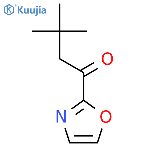 3,3-dimethyl-1-oxazol-2-yl-butan-1-one structure