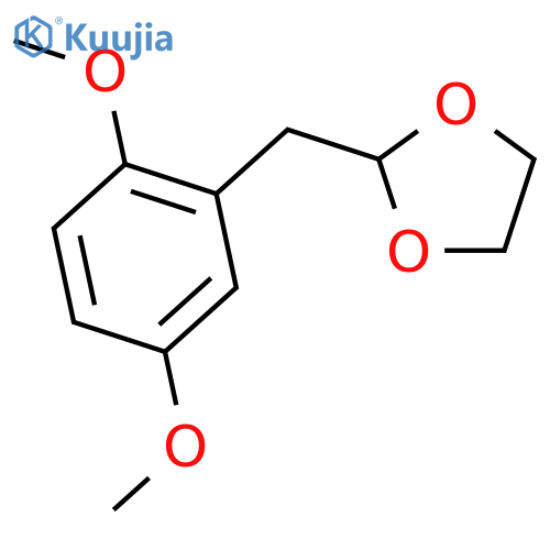 2-[(2,5-dimethoxyphenyl)methyl]-1,3-dioxolane structure