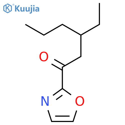 3-ethyl-1-(1,3-oxazol-2-yl)hexan-1-one structure