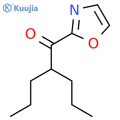 1-(1,3-oxazol-2-yl)-2-propylpentan-1-one structure