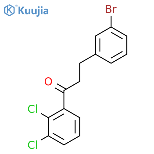 3-(3-Bromophenyl)-2',3'-dichloropropiophenone structure