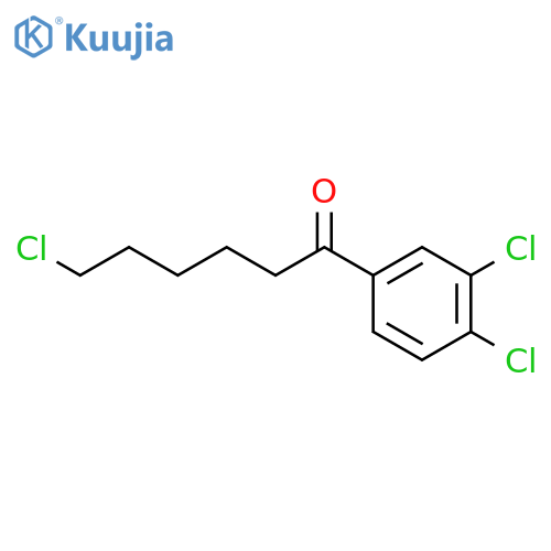 6-Chloro-1-(3,4-dichlorophenyl)-1-oxohexane structure
