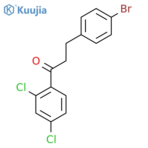 3-(4-Bromophenyl)-2',4'-dichloropropiophenone structure