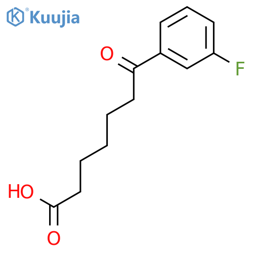 7-(3-fluorophenyl)-7-oxoheptanoic Acid structure