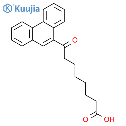 8-Oxo-8-(9-phenanthryl)octanoic acid structure