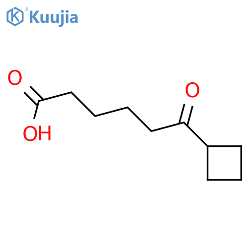 6-Cyclobutyl-6-oxohexanoic acid structure