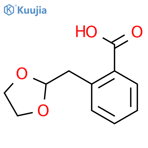 2-(1,3-Dioxolan-2-ylmethyl)benzoic acid structure