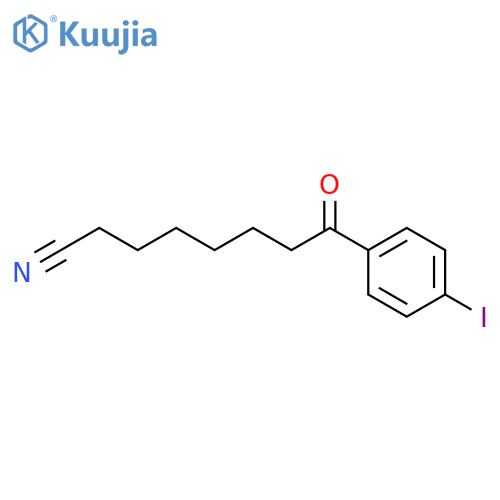 8-(4-Iodophenyl)-8-oxooctanenitrile structure