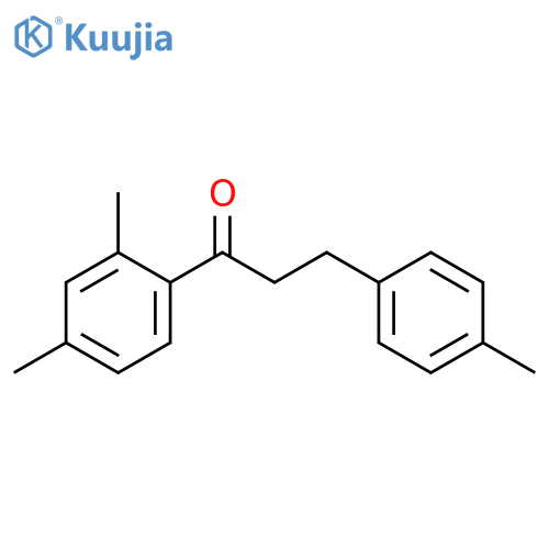 2',4'-Dimethyl-3-(4-methylphenyl)propiophenone structure