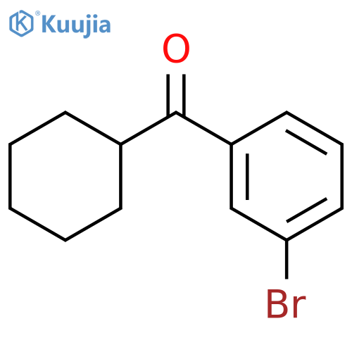 3-Bromophenyl cyclohexyl ketone structure