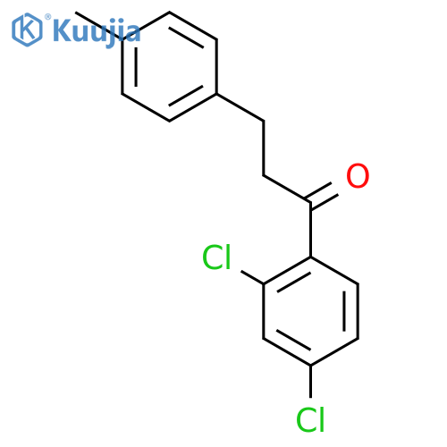 2',4'-Dichloro-3-(4-methylphenyl)propiophenone structure