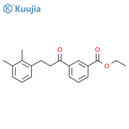 3'-Carboethoxy-3-(2,3-dimethylphenyl)propiophenone structure