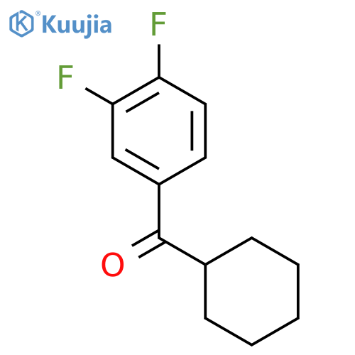 Cyclohexyl-(3,4-difluorophenyl)methanone structure