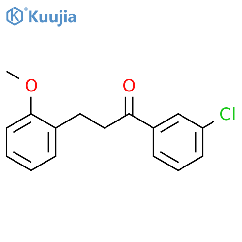 3'-Chloro-3-(2-methoxyphenyl)propiophenone structure