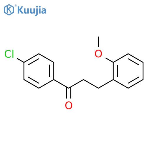 4'-Chloro-3-(2-methoxyphenyl)propiophenone structure