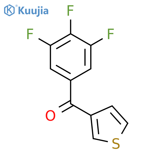 Thiophen-3-yl-(3,4,5-trifluorophenyl)methanone structure