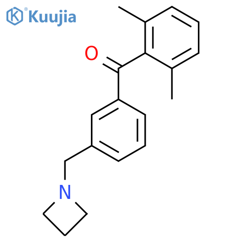 3'-Azetidinomethyl-2,6-dimethylbenzophenone structure