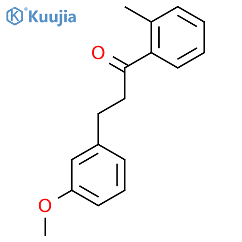 3-(3-Methoxyphenyl)-2'-methylpropiophenone structure